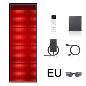 1440 LEDs Red Infrared Light Mat 660nm 850nm Near Infrared Light Device Yoga Large Pad 76"x 24"For Body Pain Relief Power 160W - Healari