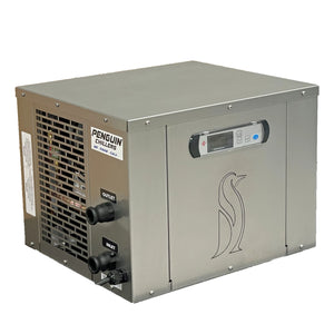 Penguin chiller on a white background
