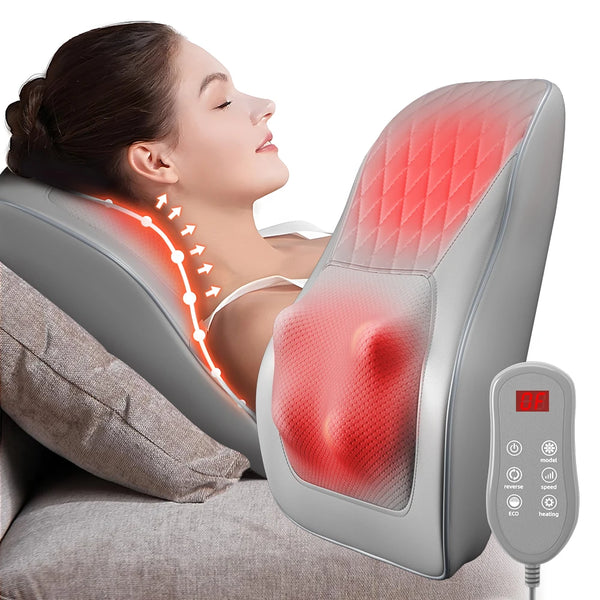 ThermalHarmony Kneading Neck & Back Massage Pillow