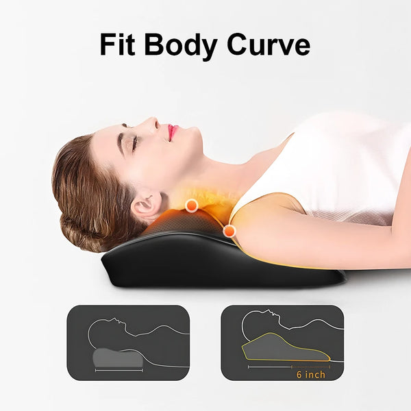 ThermalHarmony Kneading Neck & Back Massage Pillow
