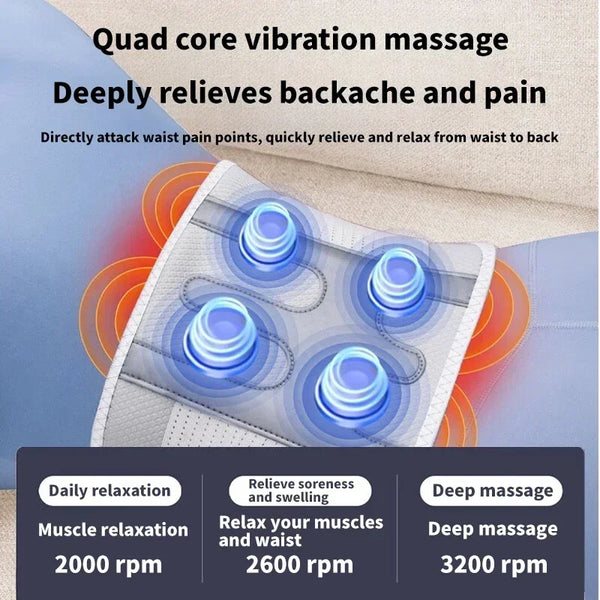 Electric Waist Belt for Heat & Massage Relief