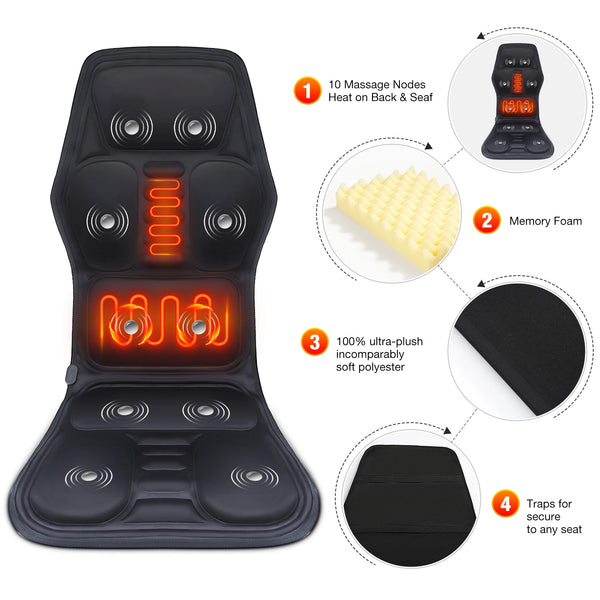 Cloud Comfort Heated Full-Body Massage Chair