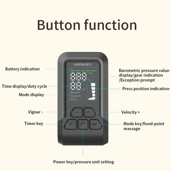 New Arrival Cordless Legs And Feet Air Massage