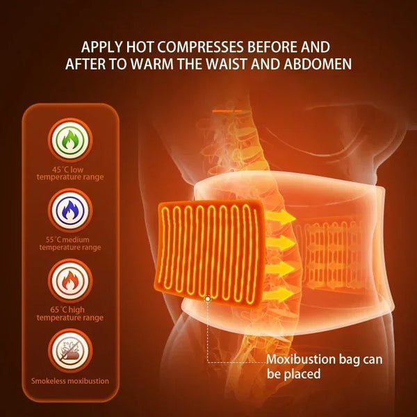 Electric Waist Belt for Heat & Massage Relief