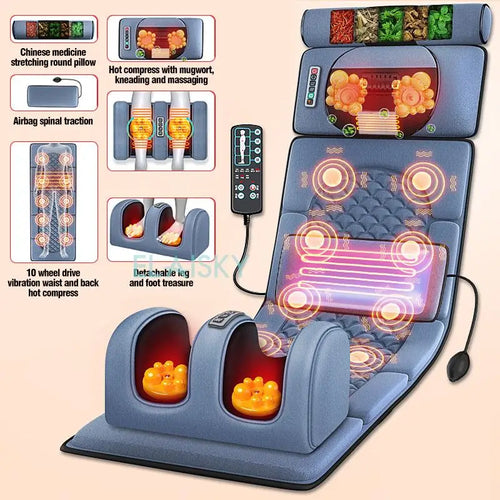 Electric Massage Mattress Vibrating Heating