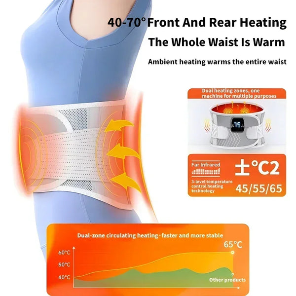Electric Waist Belt for Heat & Massage Relief