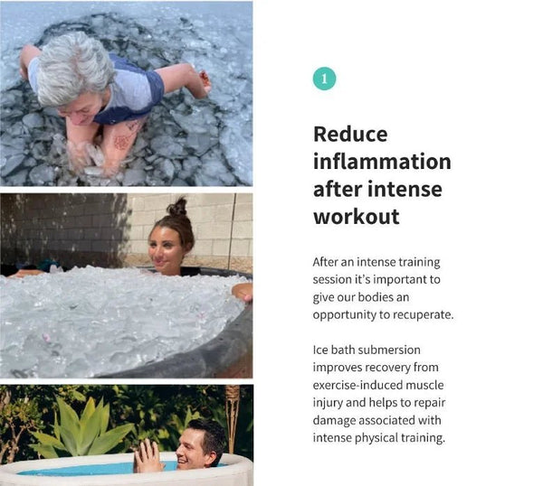 AquaTherma Pro Inflatable Cold Plunge Tub - Healari