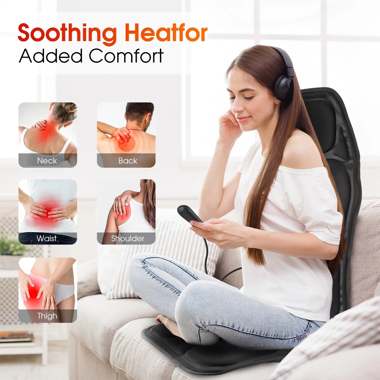 CloudComfort Heated Full - Body Massage Chair - Healari