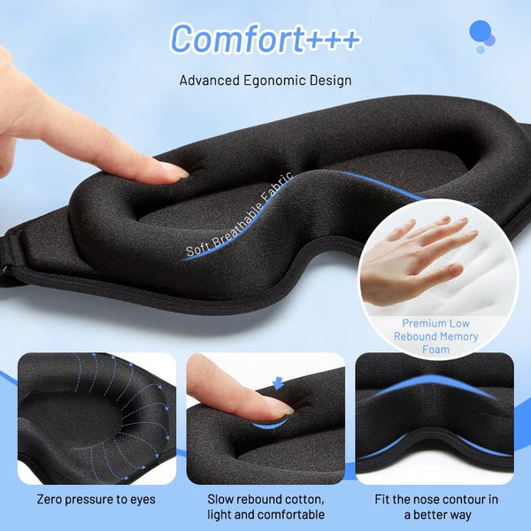 DreamCush Ultra Soft Sleep Mask - Healari