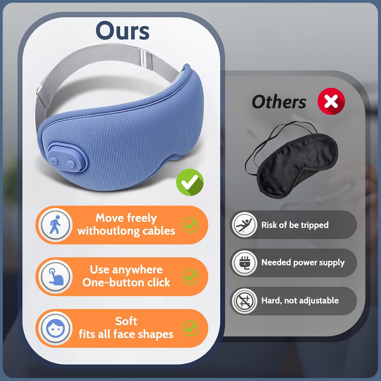 DreamTherm 3D Heated Eye Mask - Healari