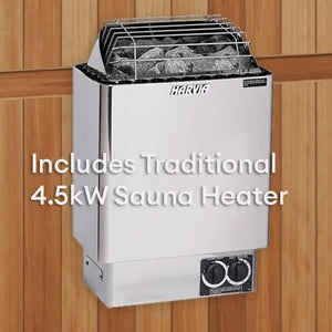 Finnmark FD - 5 Trinity XL Infra - Steam Sauna | 4 - Person Hybrid - Healari