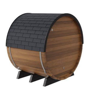 Finnmark FD - 7 Outdoor Hybrid Barrel Sauna | Infrared + Traditional Steam - Healari