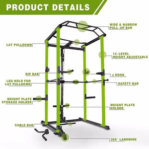 FitRevolution Barbell Rack Home Gym Equipment - Healari