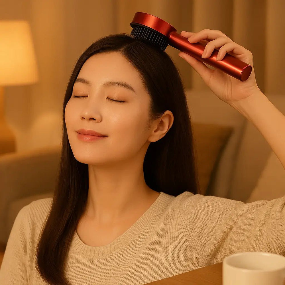 GlowScalp Elite Portable Electric Massage Comb - Healari