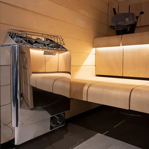 Harvia KIP Series 3kW | 4.5kW | 6kW | 8kW Electric Sauna Heater with Built - In Controls - Healari
