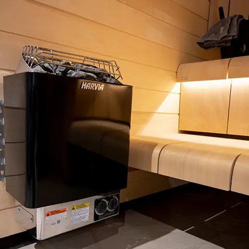 Harvia KIP Series 3kW | 4.5kW | 6kW | 8kW Electric Sauna Heater with Built - In Controls - Healari