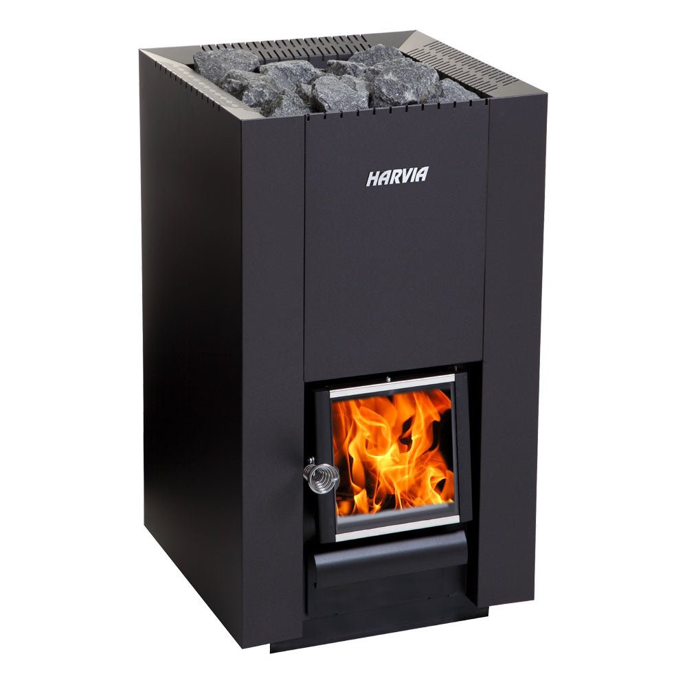 Harvia Linear 22 Wood Burning Sauna Stove (Model WK200C) - Healari