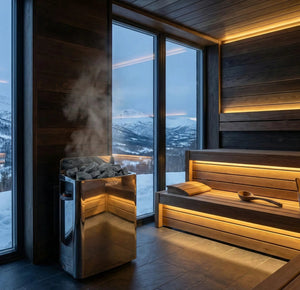 Harvia The Wall Sauna Heater Kit Series - Stones Included - Healari