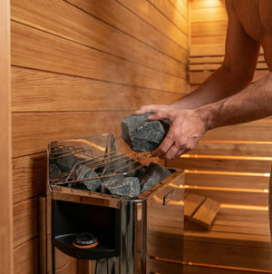 Harvia The Wall Sauna Heater Kit Series - Stones Included - Healari