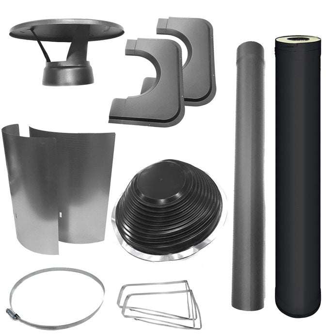 Harvia WHP1000500M - PKG Chimney & Assembly Kit – Complete Solution for Your Sauna Room - Healari
