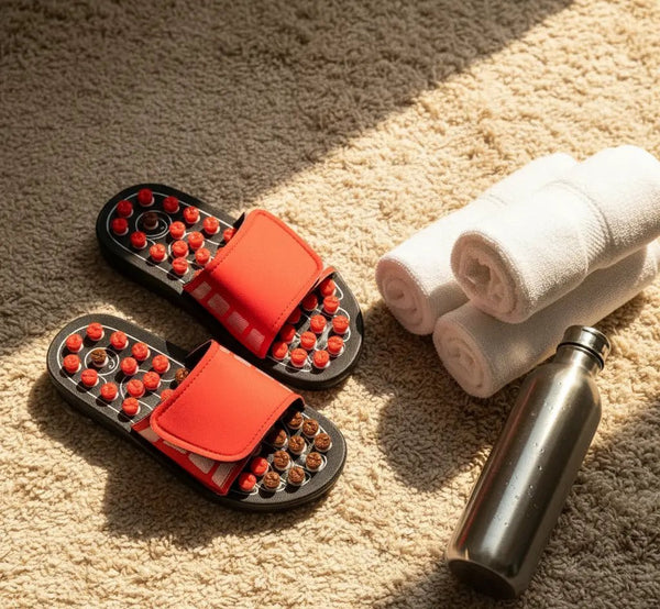 Healari Revive Massage Sandals | Reflexology - Inspired Recovery Sandal - Healari