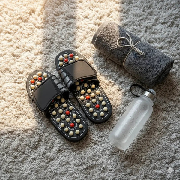 Healari Revive Massage Sandals | Reflexology - Inspired Recovery Sandal - Healari