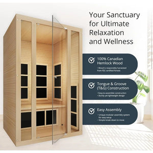Heat&Chill Home Infrared Sauna - Healari