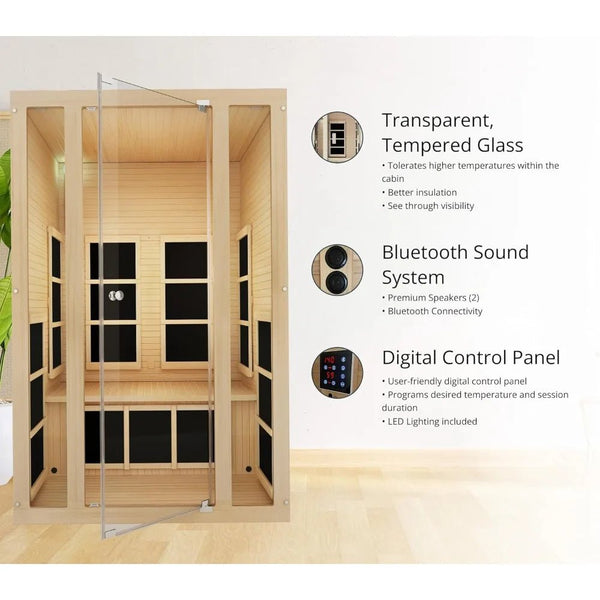 Heat&Chill Home Infrared Sauna - Healari