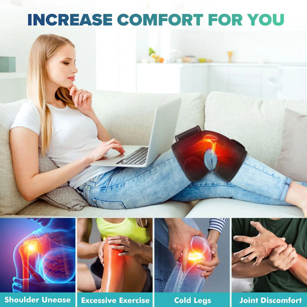 HeatVibe Thermal Knee Pad - Healari