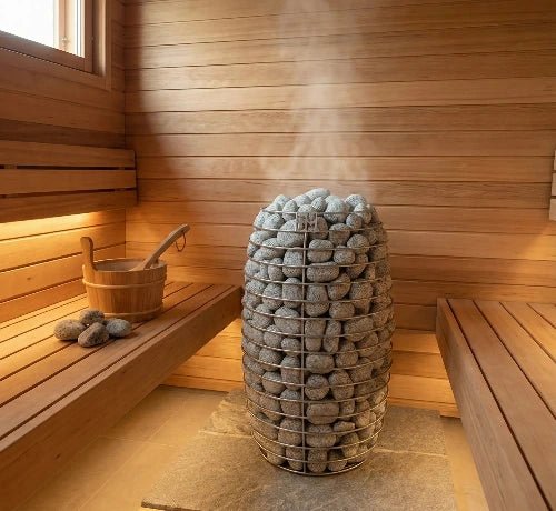 HUUM HIVE MINI 9kW Electric Sauna Heater | Floor Model | Heater Only (Requires Stones & Control) - Healari