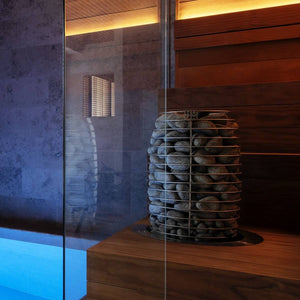 HUUM HIVE MINI 9kW Electric Sauna Heater | Floor Model | Heater Only (Requires Stones & Control) - Healari