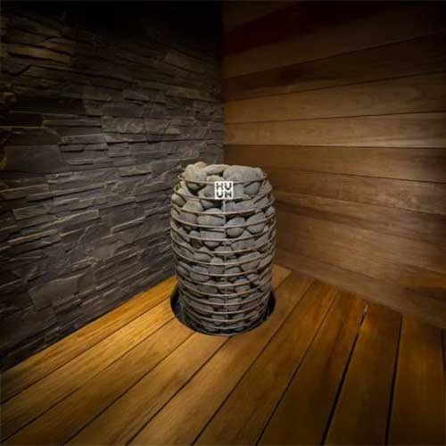 HUUM HIVE MINI 9kW Electric Sauna Heater | Floor Model | Heater Only (Requires Stones & Control) - Healari