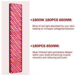 Luminara Elite Pulsing Red Light Therapy Device With Stand - Healari