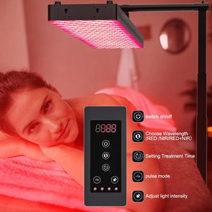 Luminara Elite Pulsing Red Light Therapy Device With Stand - Healari
