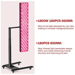 Luminara Elite Pulsing Red Light Therapy Device With Stand - Healari