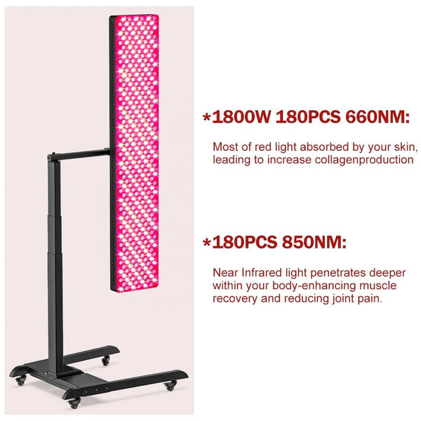 Luminara Elite Pulsing Red Light Therapy Device With Stand - Healari