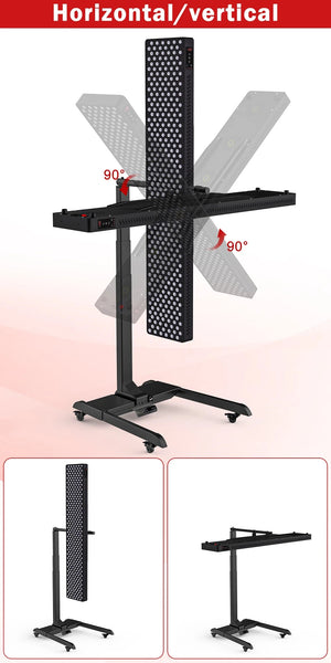 Luminara Elite Pulsing Red Light Therapy Device With Stand - Healari