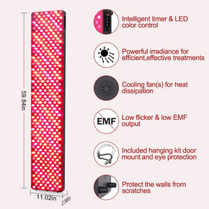 Luminara Elite Pulsing Red Light Therapy Device With Stand - Healari