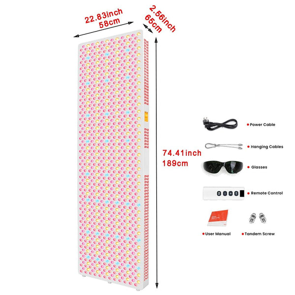 Luminara Luxe Red Light Therapy Panel with Stand - Healari