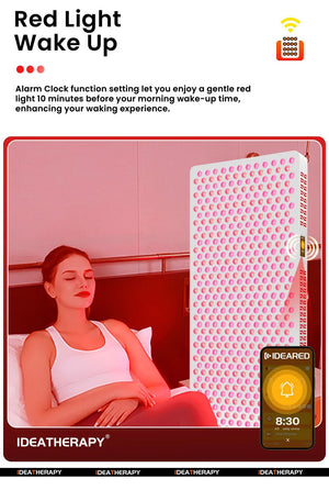 Luminara Luxe Red Light Therapy Panel with Stand - Healari