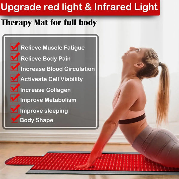 Luminara Pro Red Light And Infrared Light Therapy Mat - Healari