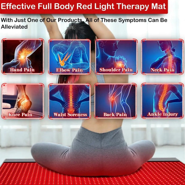 Luminara Pro Red Light And Infrared Light Therapy Mat - Healari
