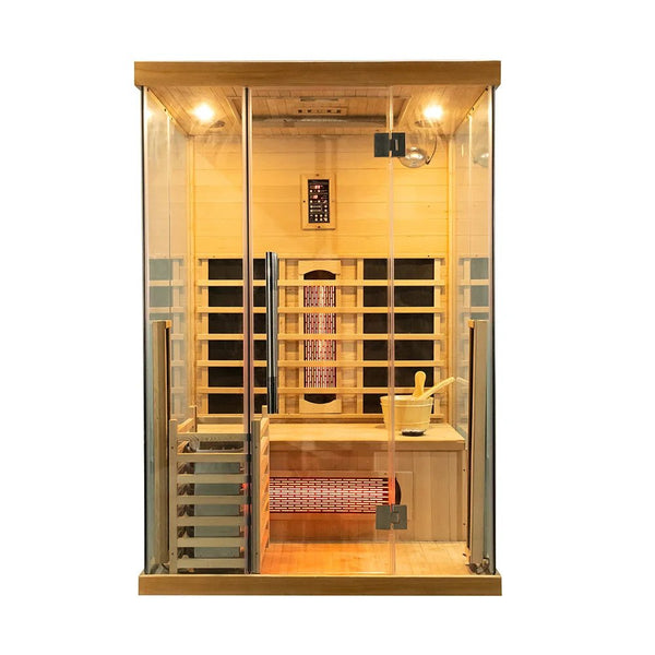 LuxeSuite Wooden Steam Sauna Room - Healari
