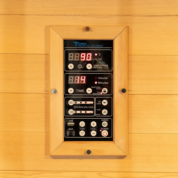 LuxeSuite Wooden Steam Sauna Room - Healari