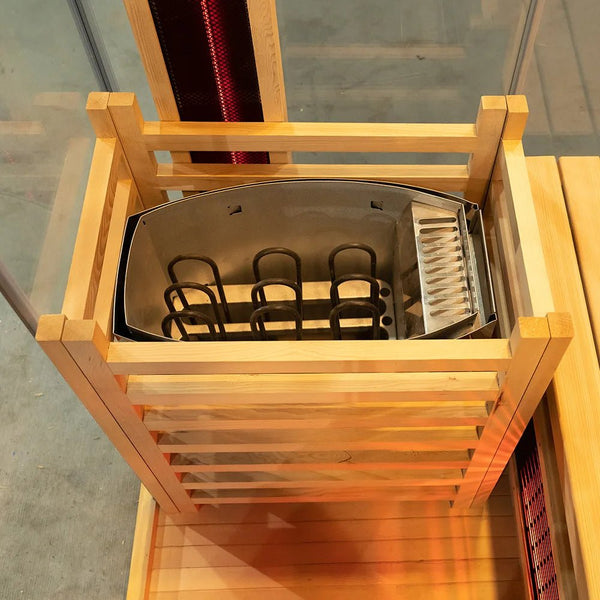 LuxeSuite Wooden Steam Sauna Room - Healari
