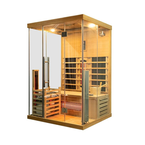 LuxeSuite Wooden Steam Sauna Room - Healari
