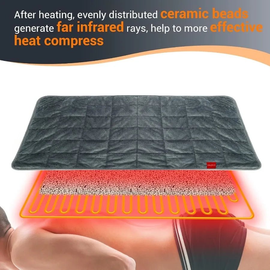 LuxeTherm Weighted Infrared Heat Pad - Healari