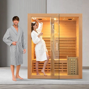 LuxxeHeat Indoor Steam Sauna Room - Healari