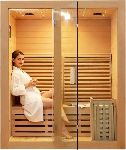 LuxxeHeat Indoor Steam Sauna Room - Healari