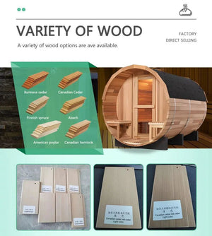 LuxxeSuite Pro Red Cedar Steam Sauna - Healari